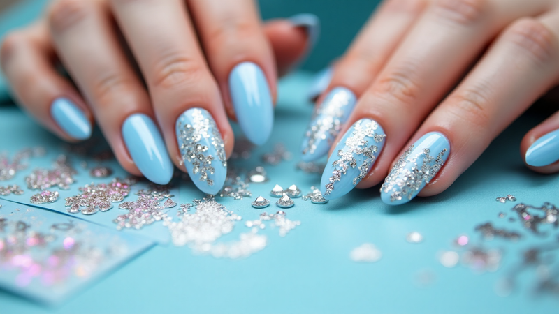 Strass, paillettes et pochoirs