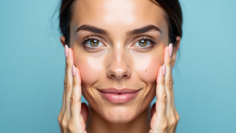 Gymnastique faciale : exercices de tonification